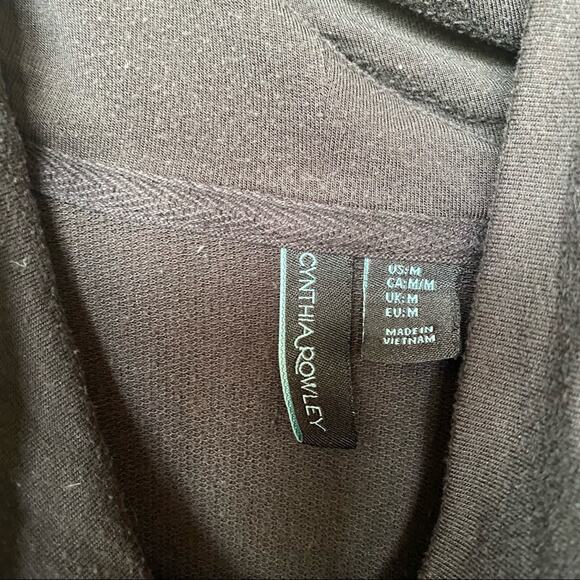 Cynthia Rowley Cowl Neck Sweatshirt Dress Size Medium - Picture 4 of 7